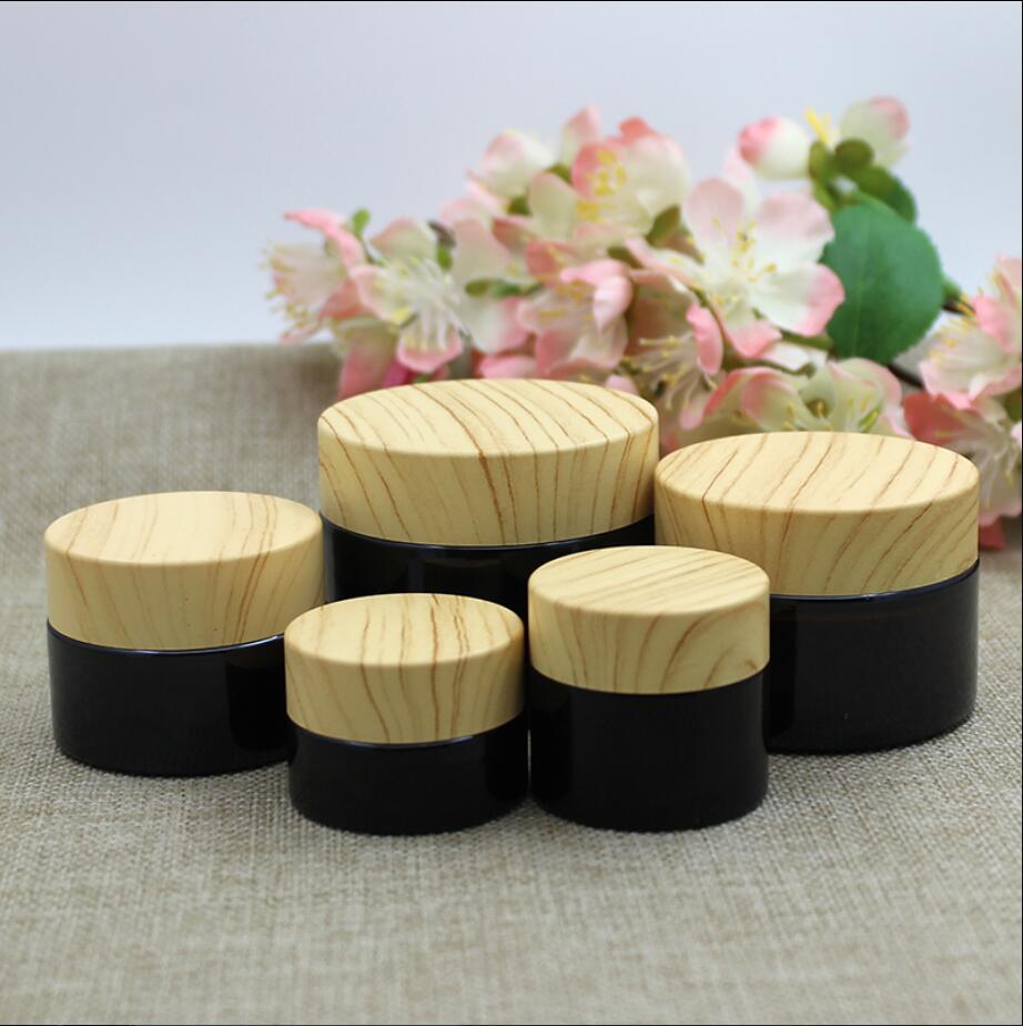 10 グラム茶色のガラス瓶/ボトルポット木製形状蓋ジェル/ア - Gel Refill Pack のレビューと価格