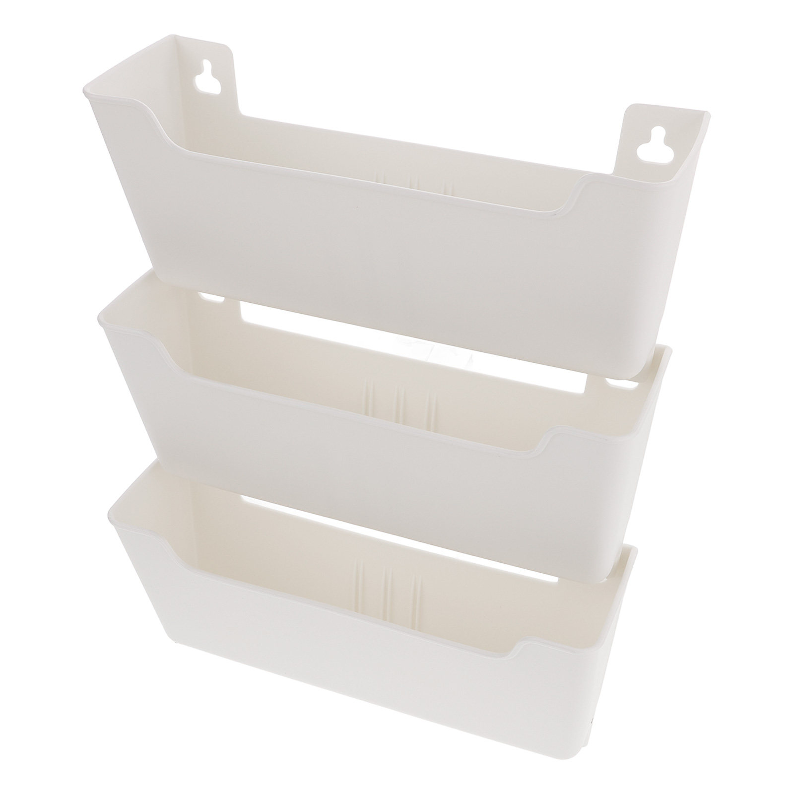 壁掛け式ファイルオーガナイザー1セット、透明プラスチック製粘 - Magazine Holder Rack のレビューと価格